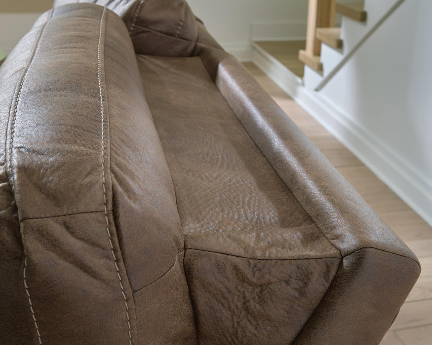 Beckley Place Power Reclining Loveseat with Console - Aumand's Furniture (North Walpole, NH) 