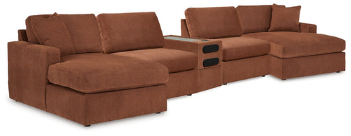 Modmax 5 Piece Sectional with Audio Console - Aumand's Furniture (North Walpole, NH) 