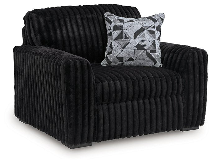 Midnight-Madness Oversized Chair - Aumand's Furniture (North Walpole, NH) 