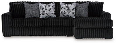 Midnight-Madness Sectional Sofa with Chaise - Aumand's Furniture (North Walpole, NH) 