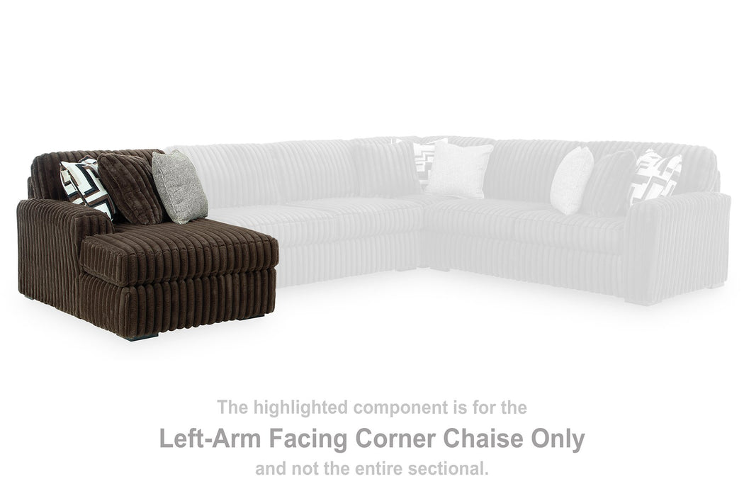 Midnight-Madness Sectional with Chaise - Aumand's Furniture (North Walpole, NH) 