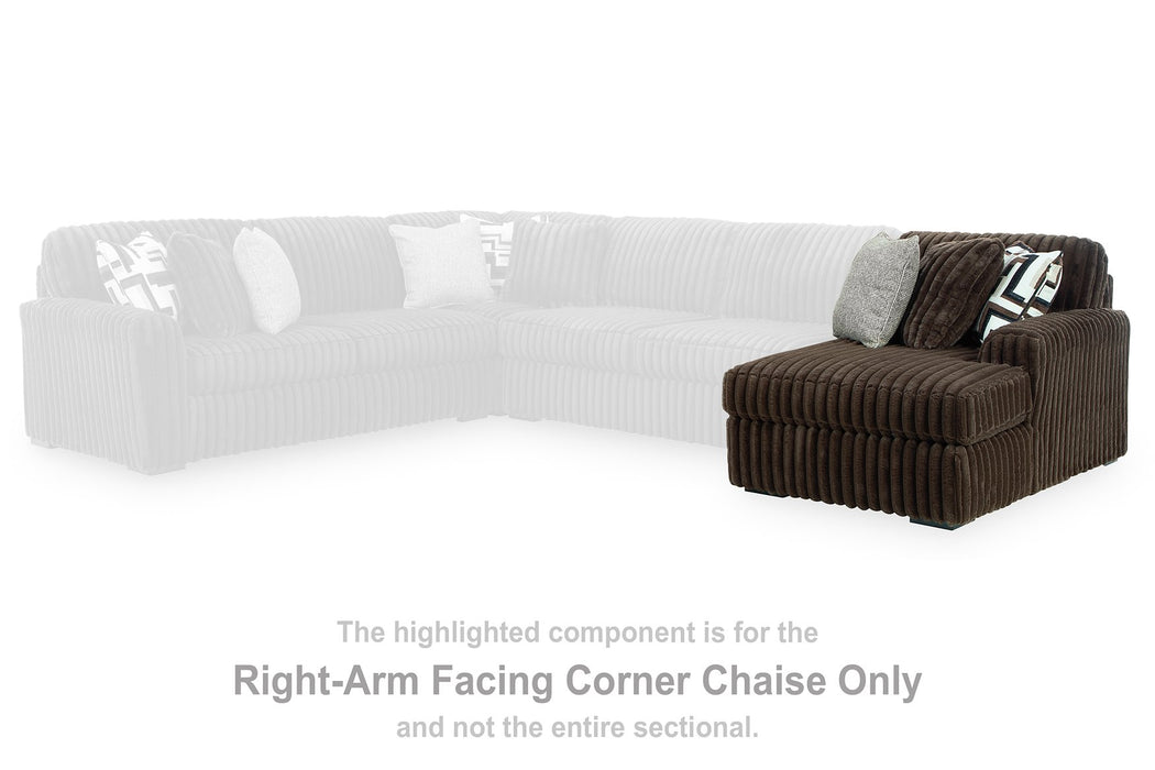 Midnight-Madness Sectional with Chaise - Aumand's Furniture (North Walpole, NH) 