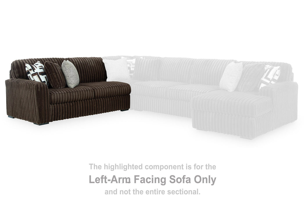 Midnight-Madness Sectional with Chaise - Aumand's Furniture (North Walpole, NH) 