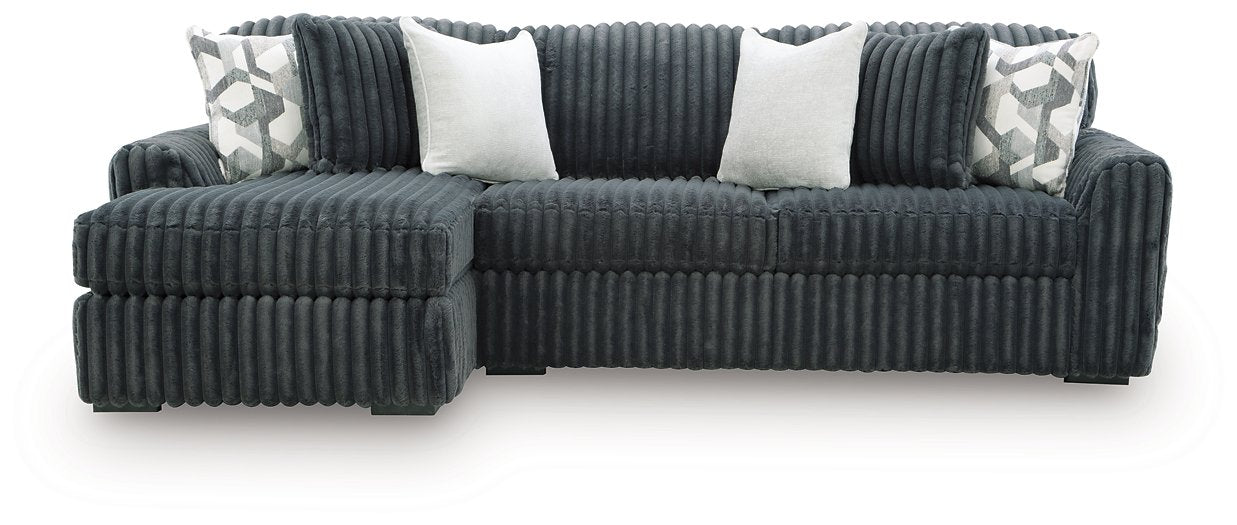 Midnight-Madness Sectional Sofa with Chaise - Aumand's Furniture (North Walpole, NH) 