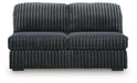 Midnight-Madness Double Chaise 3-Piece Sectional - Aumand's Furniture (North Walpole, NH) 