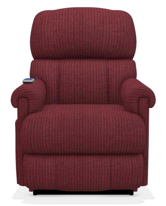 La-Z-Boy Pinnacle Platinum Sangria Power Lift Recliner with Massage and Heat