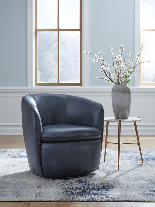 Kierreys Swivel Accent Chair - Aumand's Furniture (North Walpole, NH) 