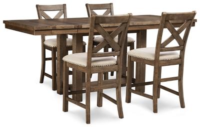 Moriville Counter Height Dining Set - Aumand's Furniture (North Walpole, NH) 