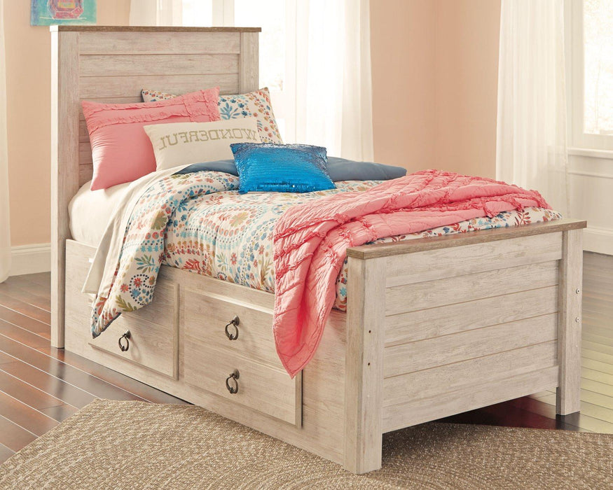 Willowton Bed with 2 Storage Drawers