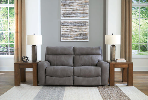 Next-Gen DuraPella Power Reclining Sectional Loveseat - Aumand's Furniture (North Walpole, NH) 