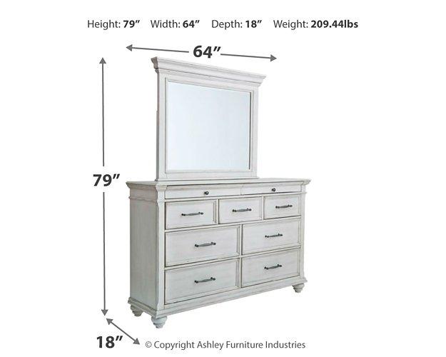 Kanwyn Dresser and Mirror - Aumand's Furniture (North Walpole, NH) 