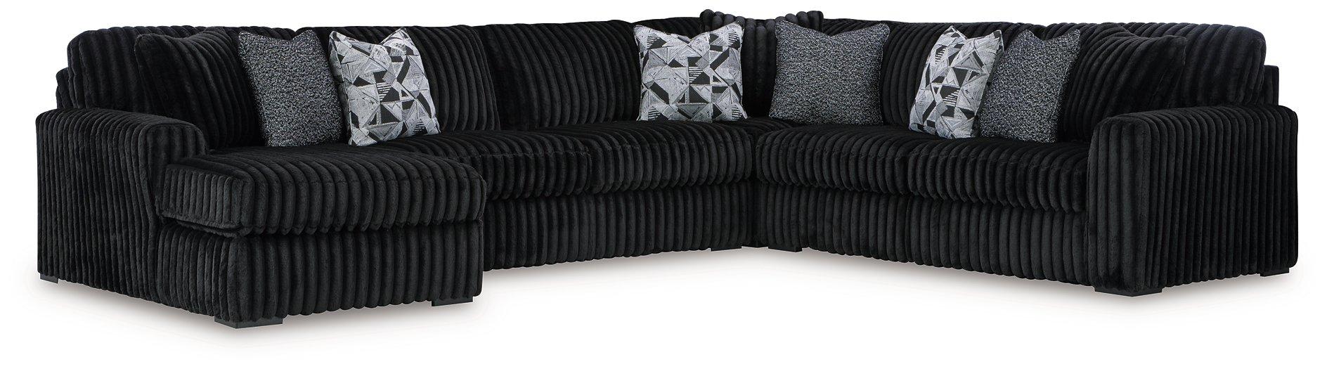 Midnight-Madness Sectional with Chaise - Aumand's Furniture (North Walpole, NH) 
