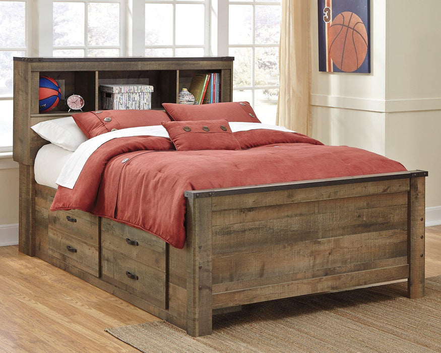 Trinell Bed with 2 Sided Storage