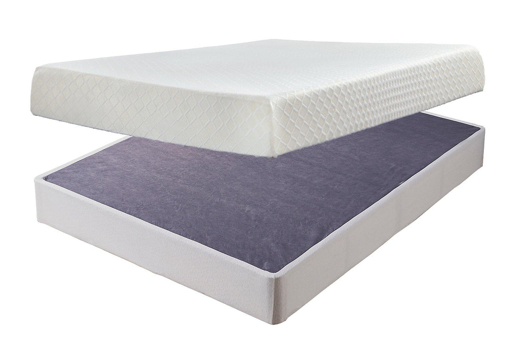 10 Inch Chime Memory Foam Mattress Set - Aumand's Furniture (North Walpole, NH) 