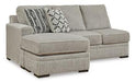 Calnita Sectional with Chaise - Aumand's Furniture (North Walpole, NH) 