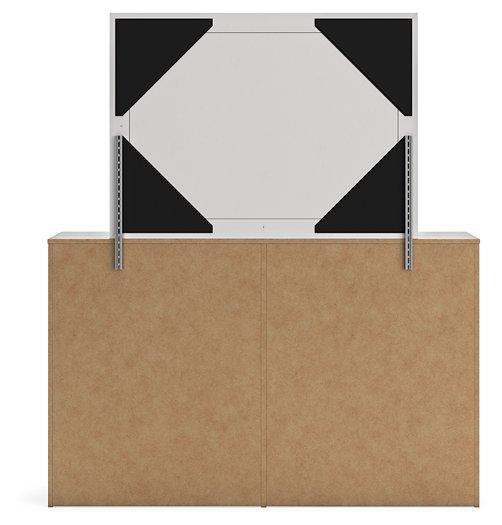 Cayboni Dresser and Mirror - Aumand's Furniture (North Walpole, NH) 