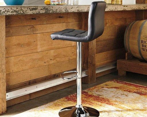 Bellatier Adjustable Height Bar Stool - Aumand's Furniture (North Walpole, NH) 