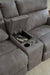 Next-Gen DuraPella Power Reclining Sectional Loveseat with Console - Aumand's Furniture (North Walpole, NH) 
