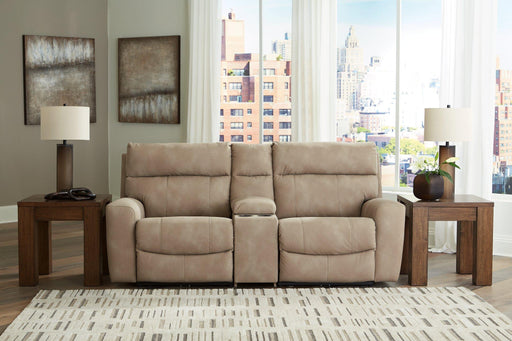 Next-Gen DuraPella Power Reclining Sectional Loveseat with Console - Aumand's Furniture (North Walpole, NH) 