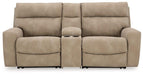 Next-Gen DuraPella Power Reclining Sectional Loveseat with Console - Aumand's Furniture (North Walpole, NH) 