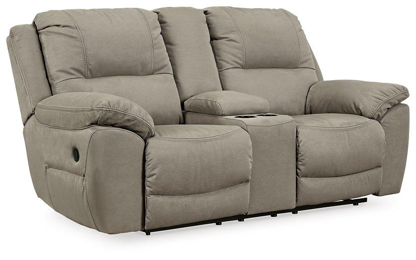 Next-Gen Gaucho Reclining Loveseat with Console - Aumand's Furniture (North Walpole, NH) 
