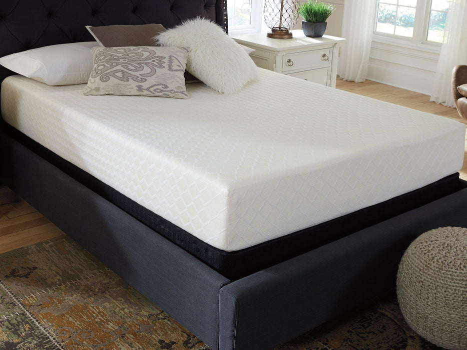 10 Inch Chime Memory Foam Mattress Set - Aumand's Furniture (North Walpole, NH) 