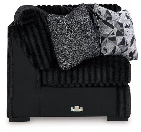 Midnight-Madness Sectional with Chaise - Aumand's Furniture (North Walpole, NH) 