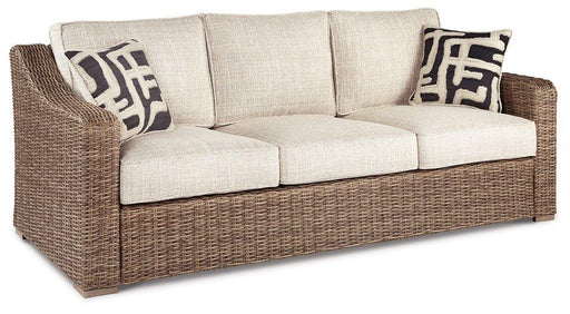 Beachcroft Outdoor Sofa with Cushion - Aumand's Furniture (North Walpole, NH) 