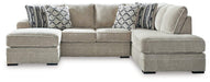 Calnita Sectional with Chaise - Aumand's Furniture (North Walpole, NH) 