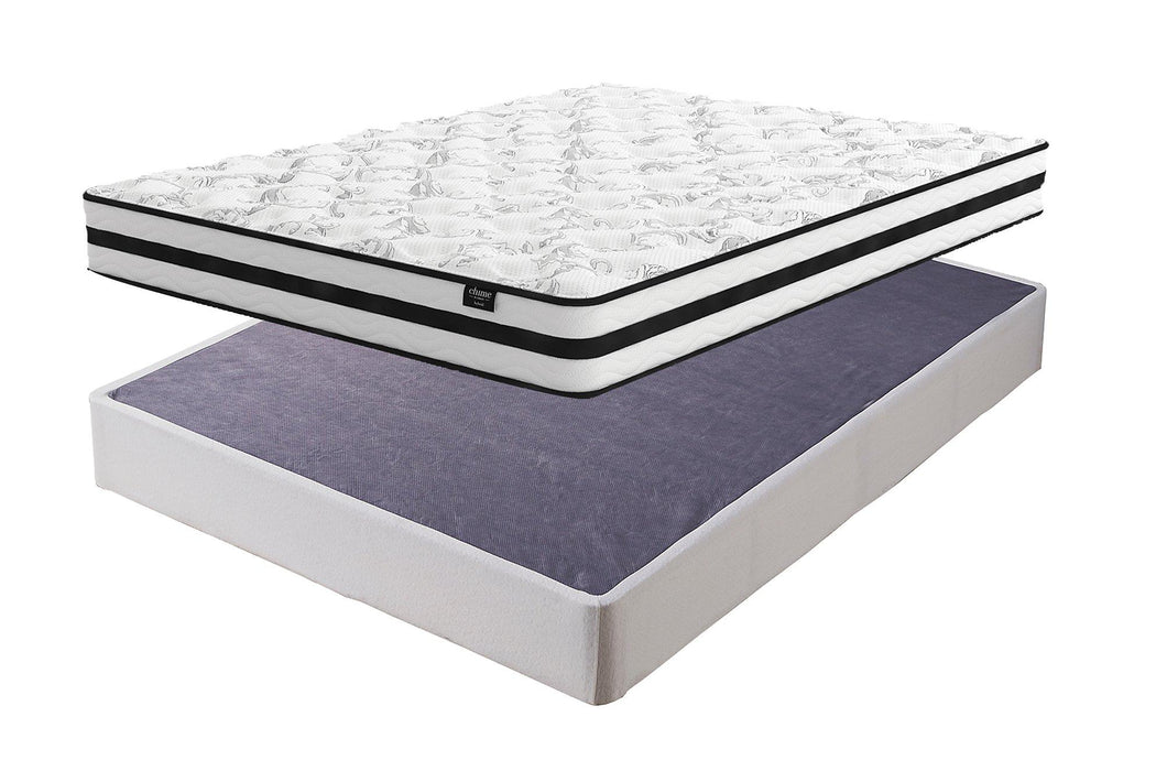 8 Inch Chime Innerspring Mattress Set - Aumand's Furniture (North Walpole, NH) 