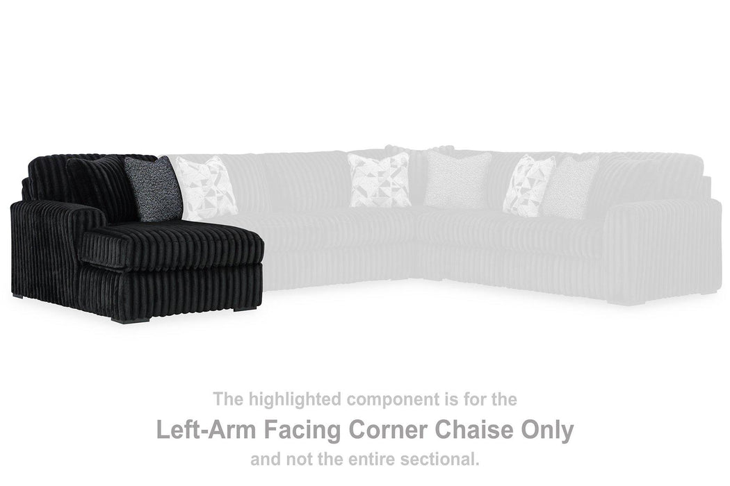 Midnight-Madness Sectional with Chaise - Aumand's Furniture (North Walpole, NH) 