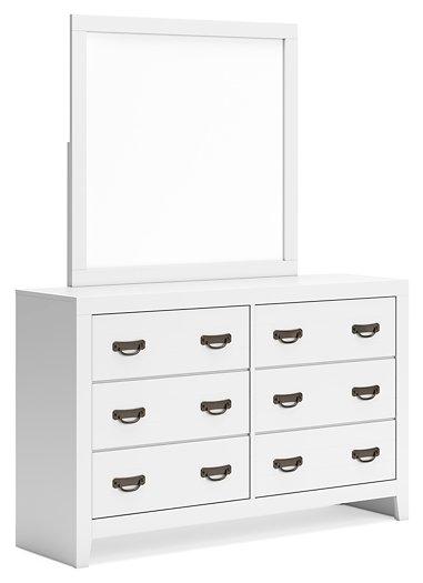 Binterglen Dresser and Mirror - Aumand's Furniture (North Walpole, NH) 