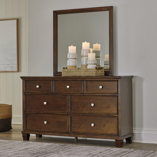 Danabrin Dresser and Mirror - Aumand's Furniture (North Walpole, NH) 