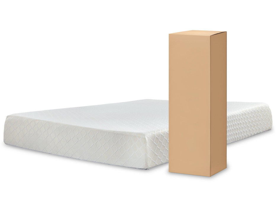 10 Inch Chime Memory Foam Mattress Set - Aumand's Furniture (North Walpole, NH) 