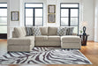 Calnita Sectional with Chaise - Aumand's Furniture (North Walpole, NH) 