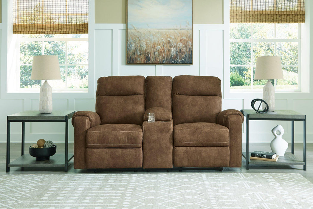 Edenwold Reclining Loveseat with Console