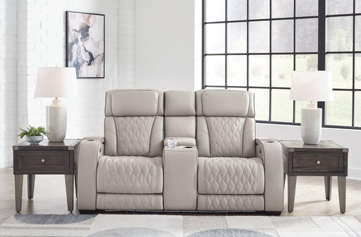 Boyington Power Reclining Loveseat with Console - Aumand's Furniture (North Walpole, NH) 