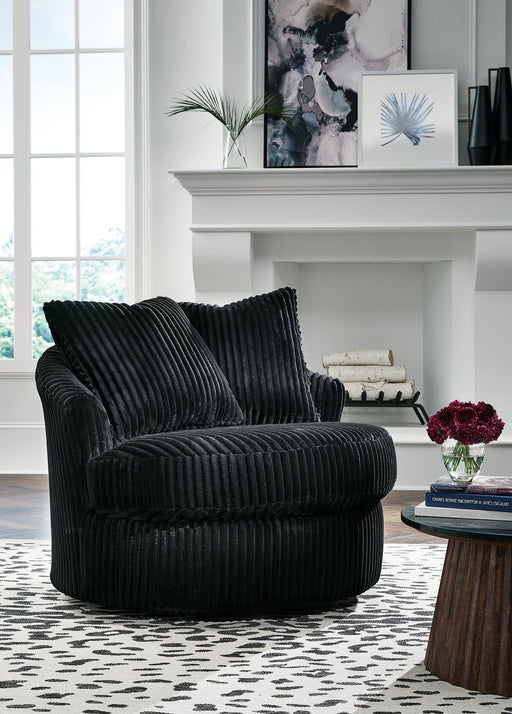 Gramwell Swivel Accent Chair - Aumand's Furniture (North Walpole, NH) 