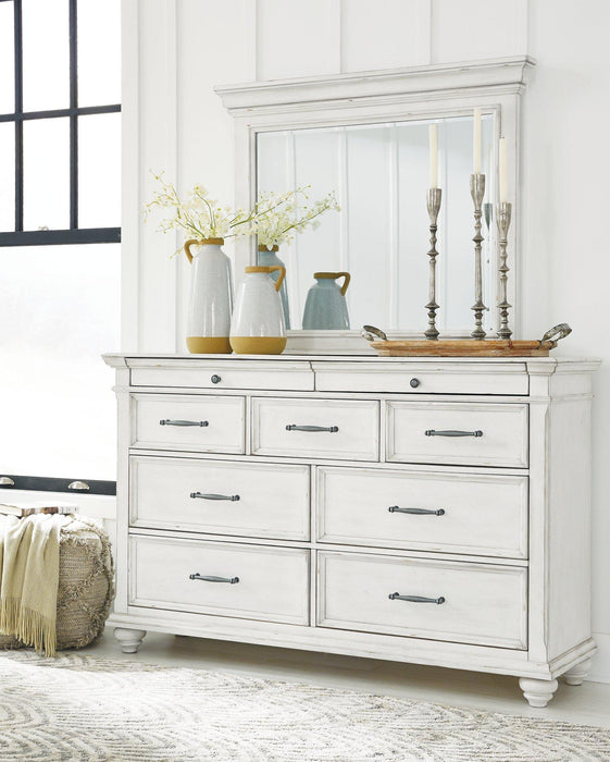 Kanwyn Dresser and Mirror - Aumand's Furniture (North Walpole, NH) 