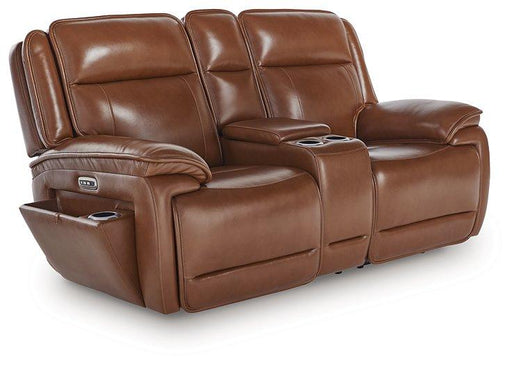 Healy Pier Power Reclining Loveseat with Console - Aumand's Furniture (North Walpole, NH) 