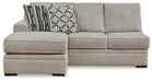 Calnita Sectional with Chaise - Aumand's Furniture (North Walpole, NH) 