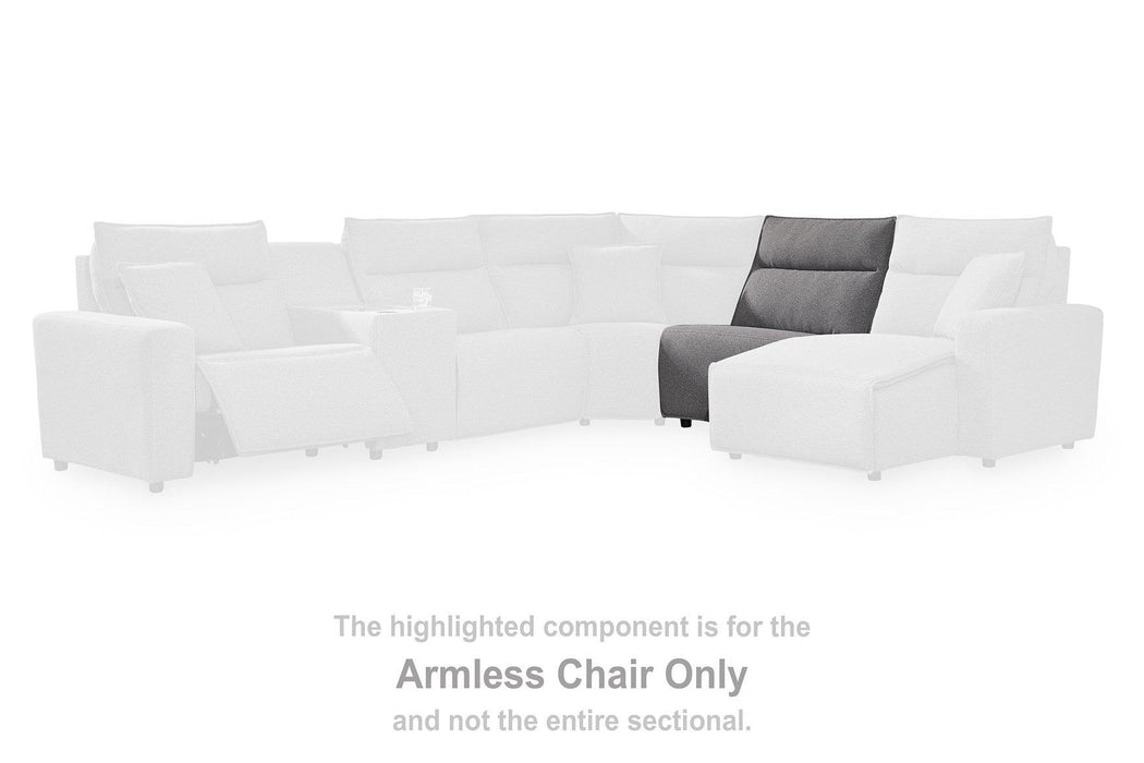 Modmax II Power Reclining Sectional with Audio Consoles - Aumand's Furniture (North Walpole, NH) 