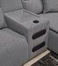 Modmax II Power Reclining Sectional with Audio Consoles - Aumand's Furniture (North Walpole, NH) 