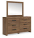 Broachmyn Dresser and Mirror - Aumand's Furniture (North Walpole, NH) 