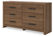 Broachmyn Dresser and Mirror - Aumand's Furniture (North Walpole, NH) 