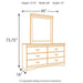 Huey Vineyard Dresser and Mirror - Aumand's Furniture (North Walpole, NH) 