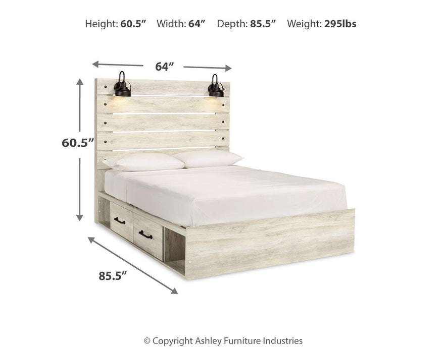 Cambeck Bed with 4 Storage Drawers - Aumand's Furniture (North Walpole, NH) 