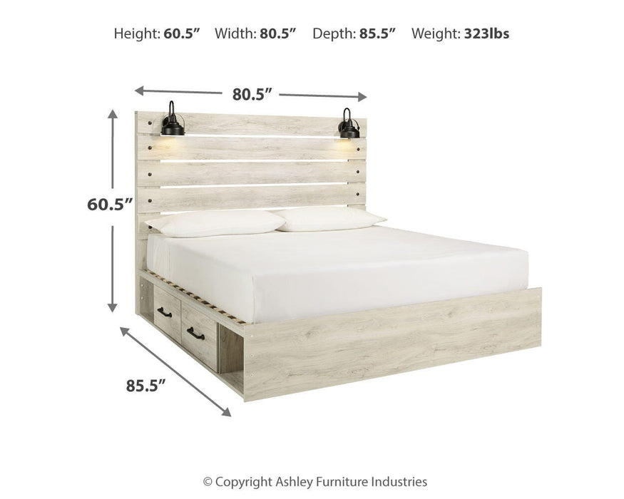 Cambeck Bed with 4 Storage Drawers - Aumand's Furniture (North Walpole, NH) 