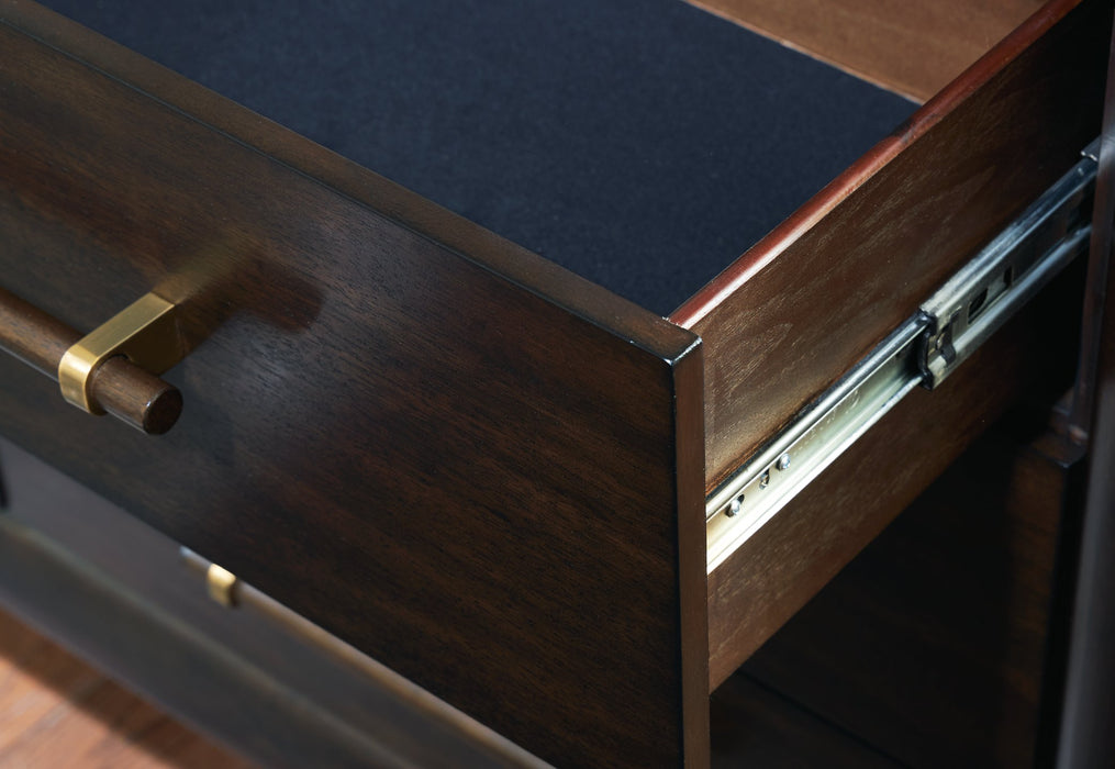 Dantenton Dresser and Mirror - Aumand's Furniture (North Walpole, NH) 