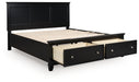Lanolee Panel Storage Bed - Aumand's Furniture (North Walpole, NH) 